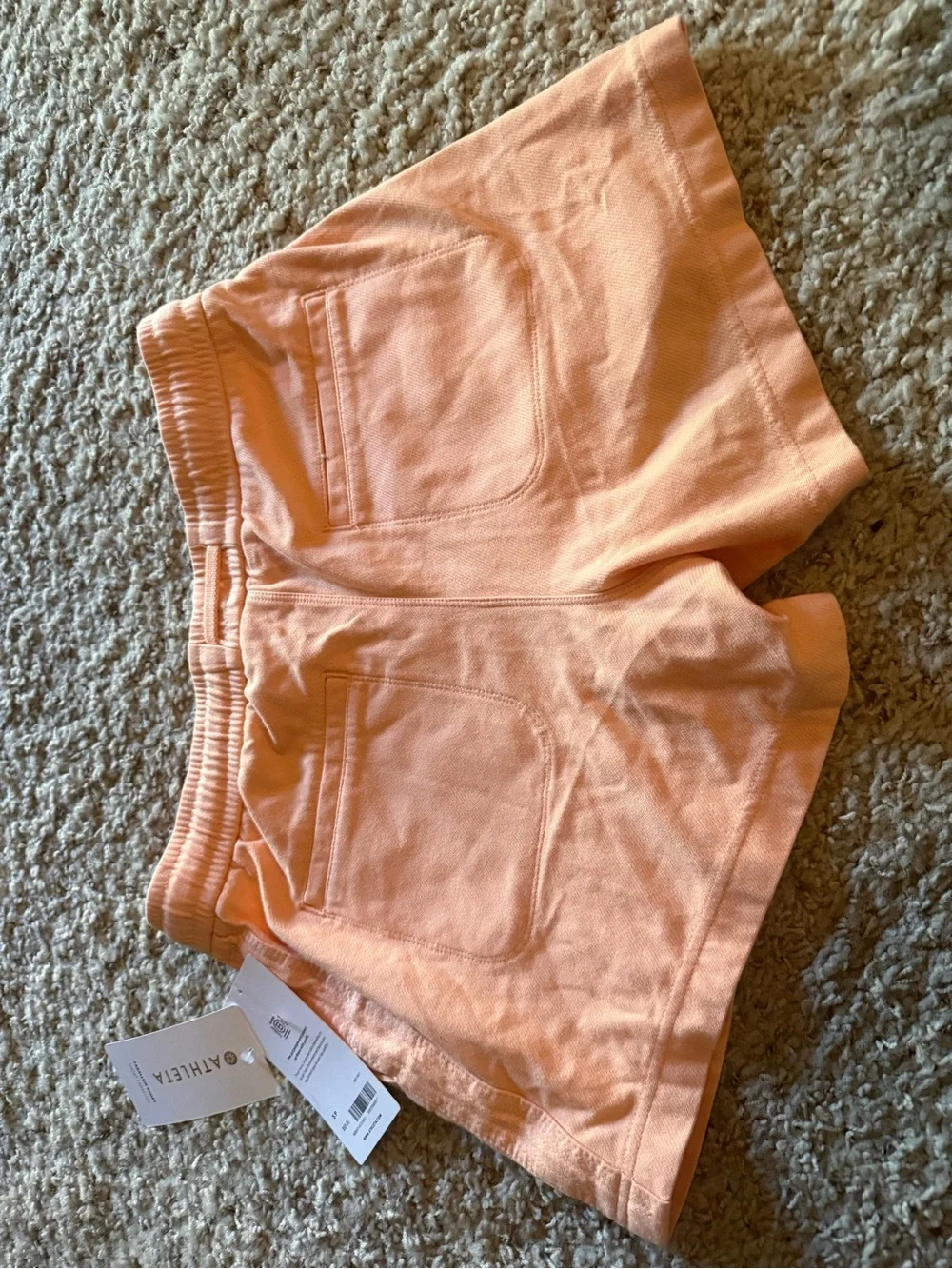 Athleta Coral Drawstring Athletic Shorts NWT